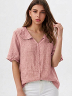 Lina | Linen Ease Blouse