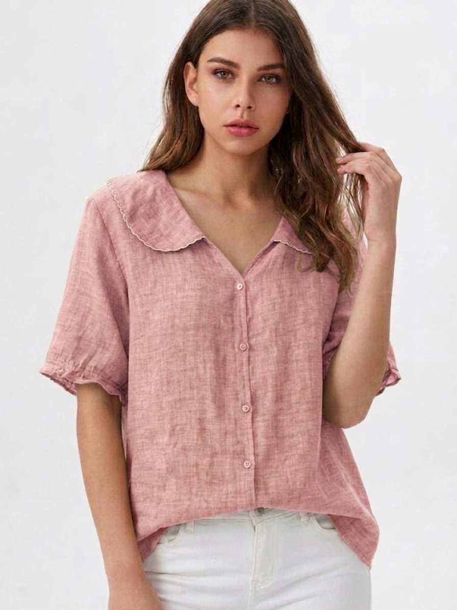 Lina | Linen Ease Blouse