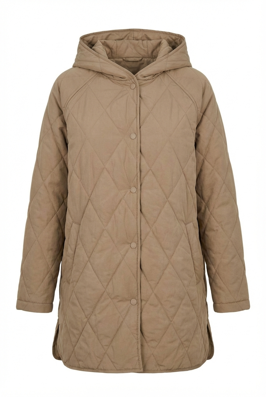 Lina | Quilted Hooded Jacket