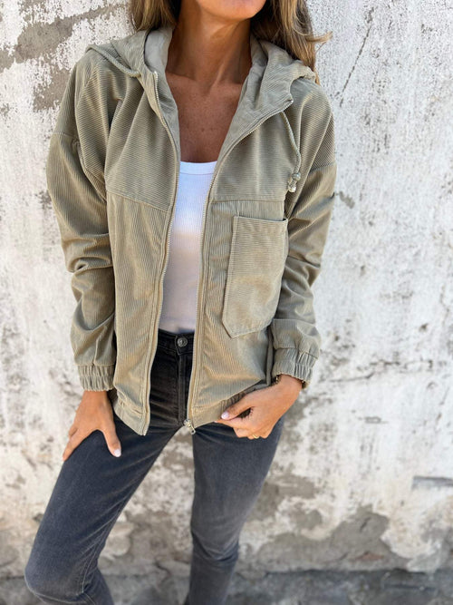 Anna | Soft Cord Fabric Casual Style Jacket
