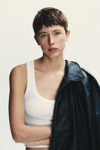 Elcevi | Women's Faux Leather Biker Jacket