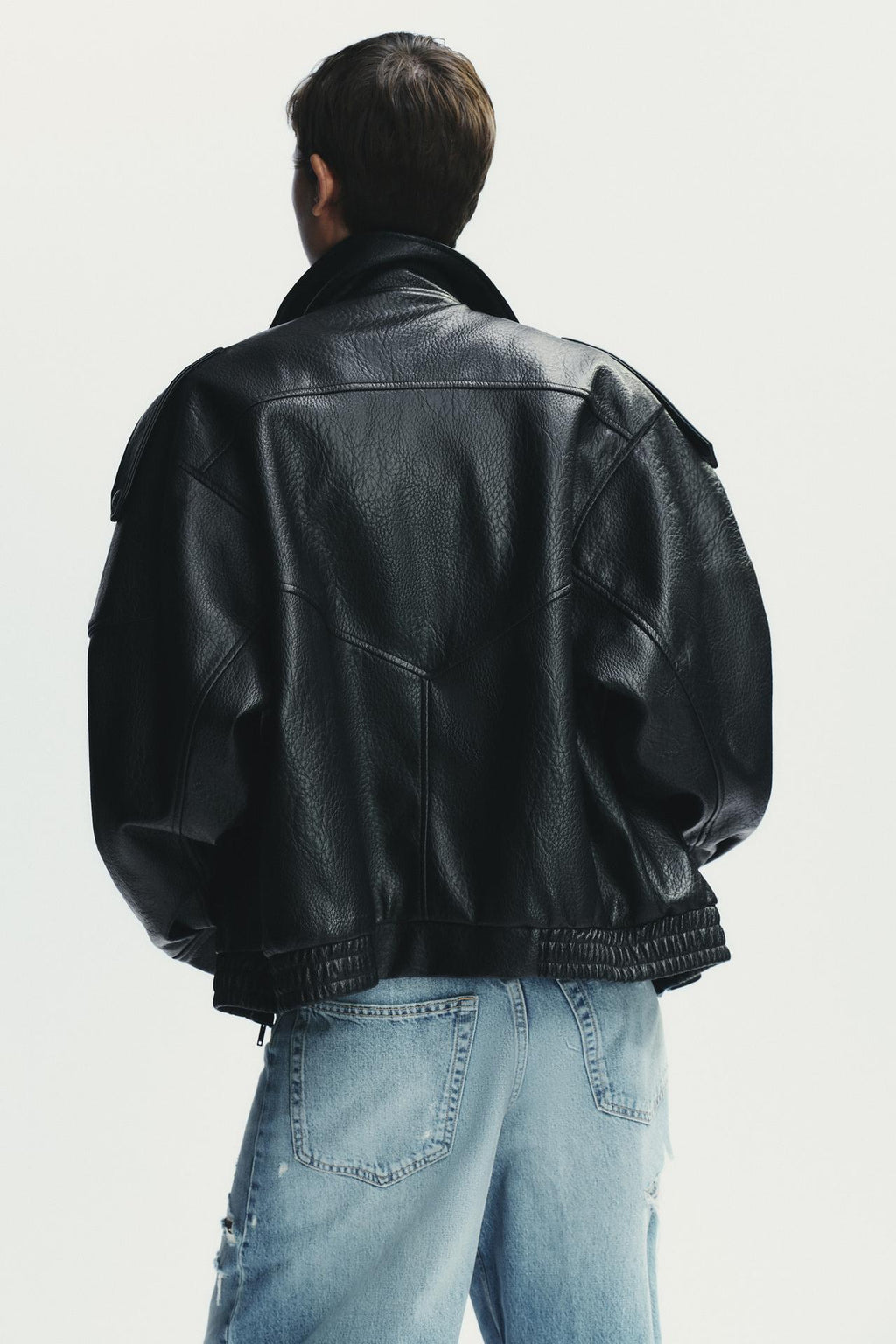 Elcevi | Women's Faux Leather Biker Jacket