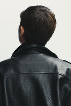 Elcevi | Women's Faux Leather Biker Jacket