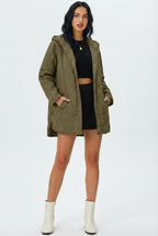 Lina | Quilted Hooded Jacket