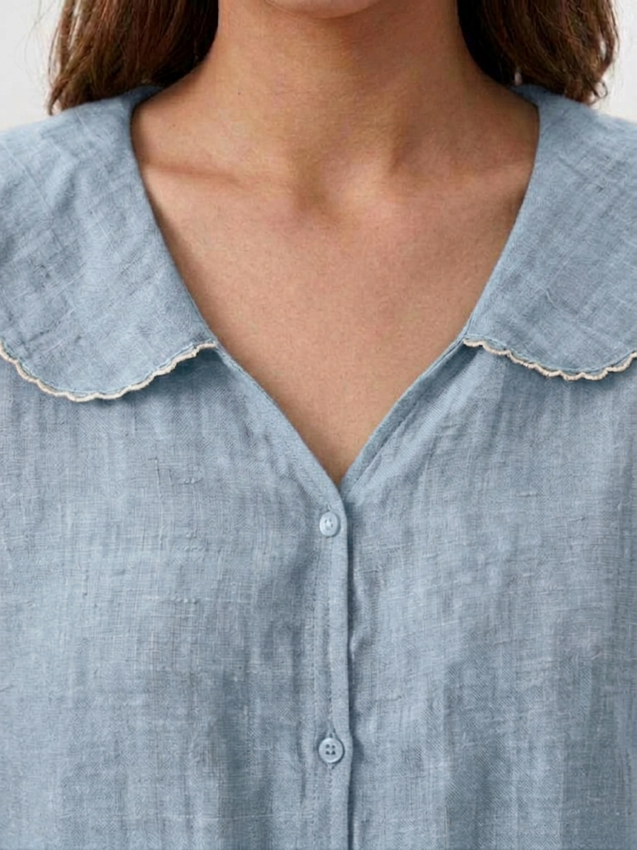 Lina | Linen Ease Blouse