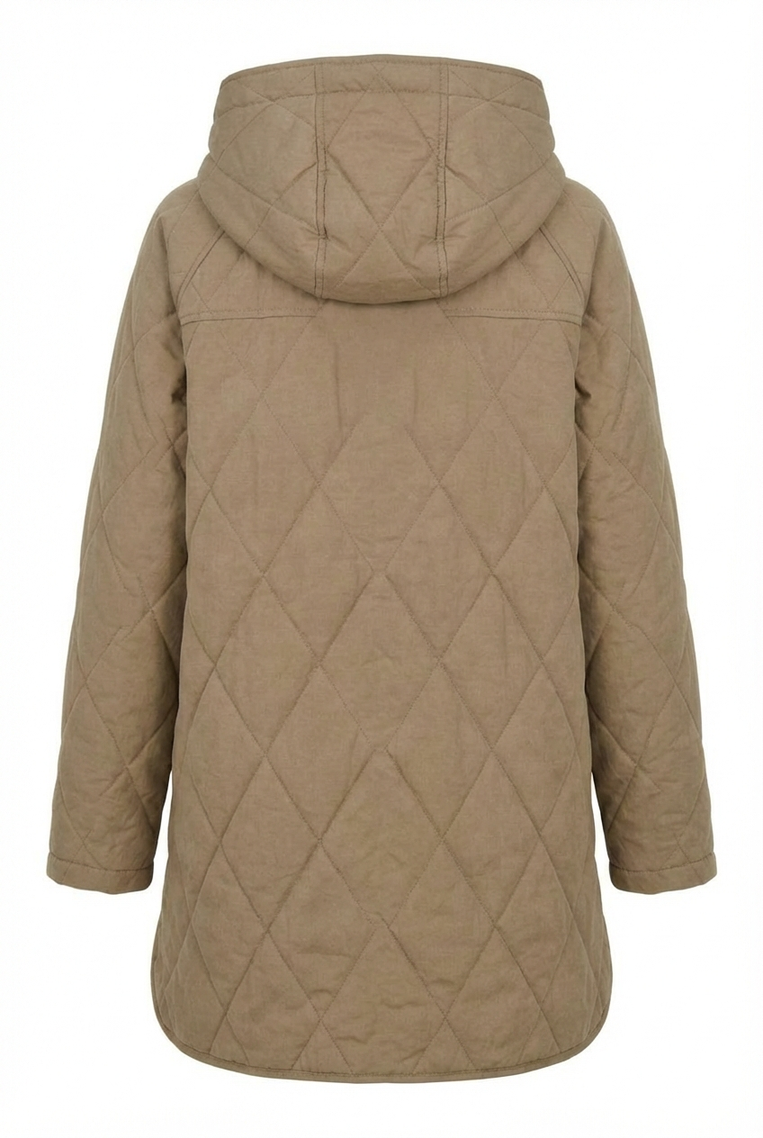 Lina | Quilted Hooded Jacket