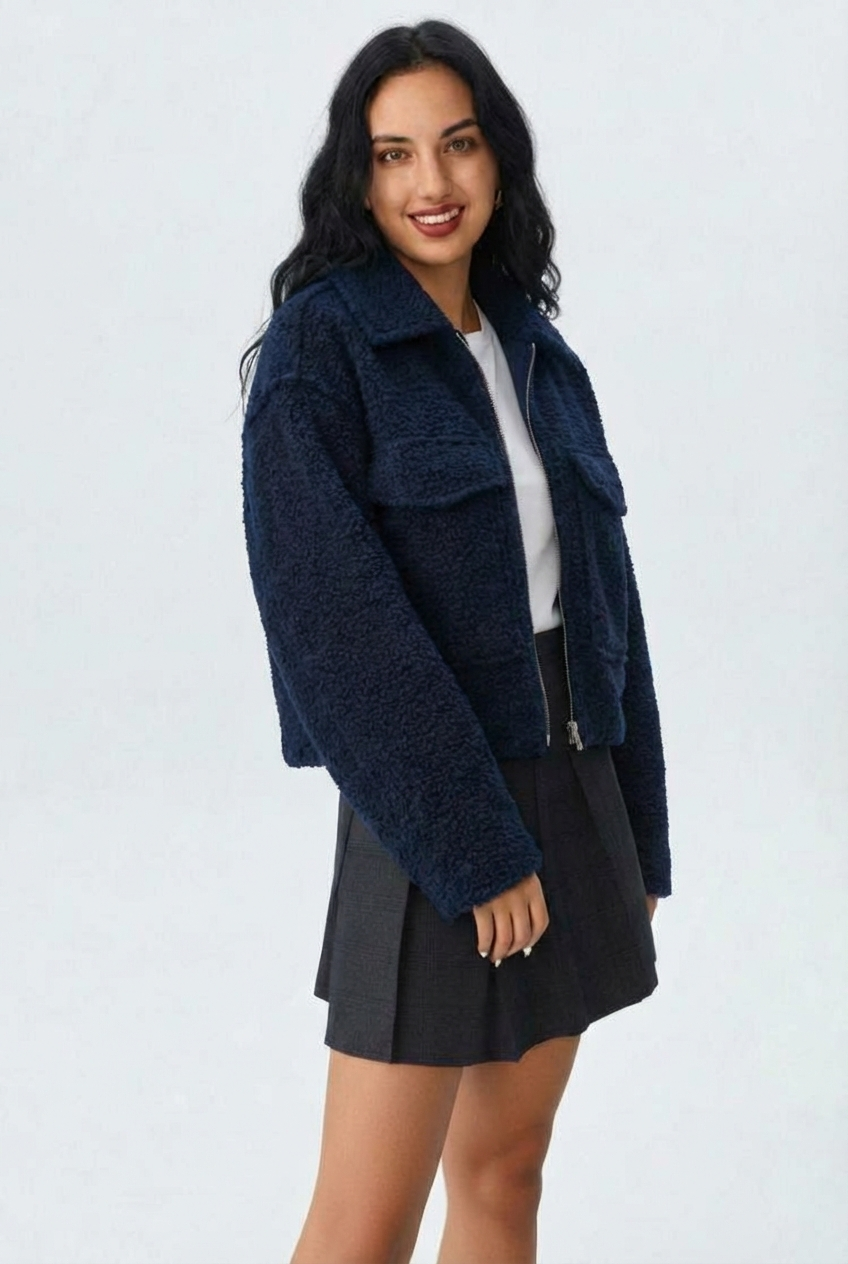 Noa | Tweed Zip Jacket