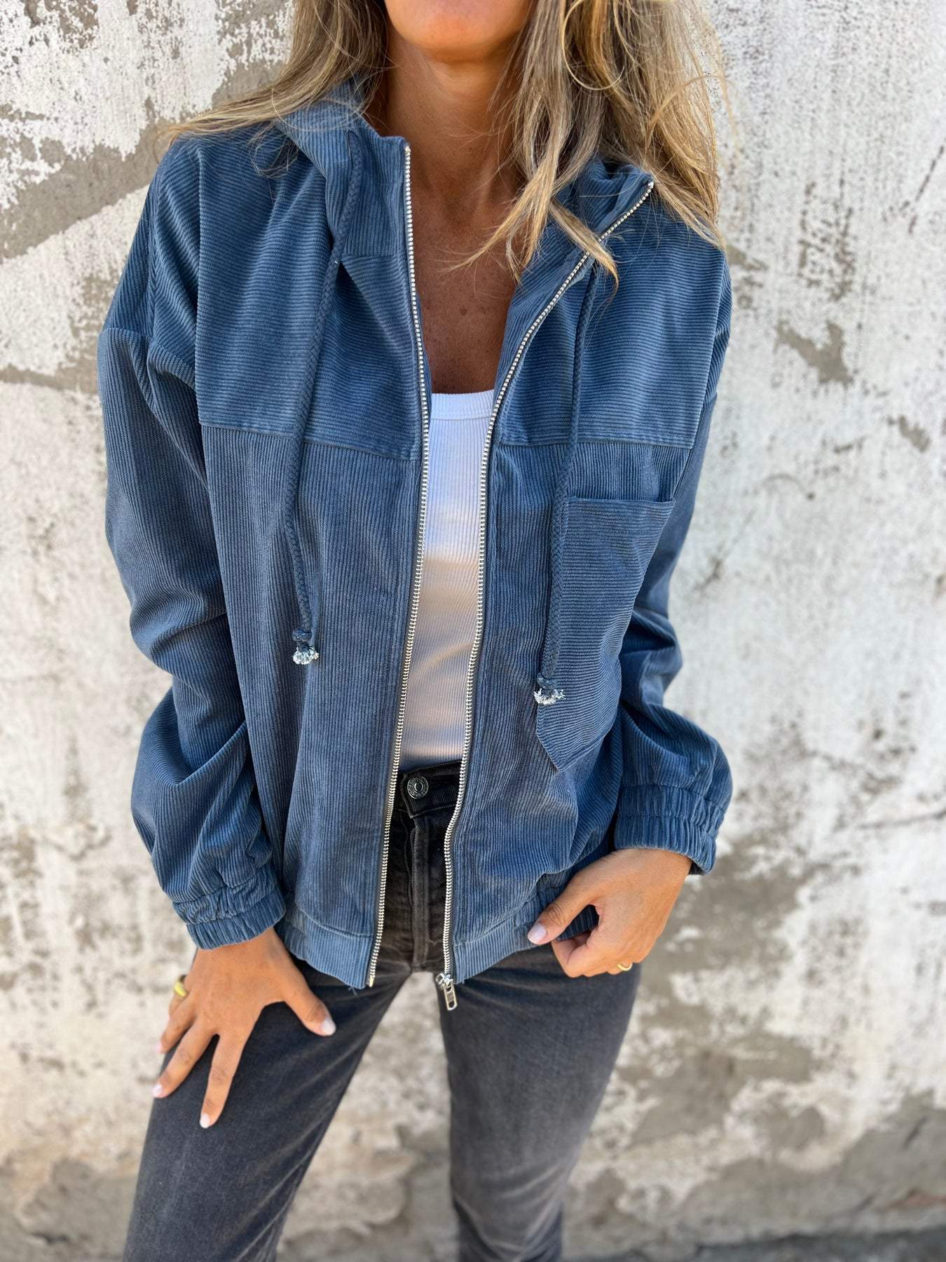 Anna | Soft Cord Fabric Casual Style Jacket