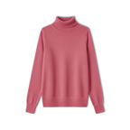 Lia | Wool Cashmere look Turtleneck Sweater Women Pullover