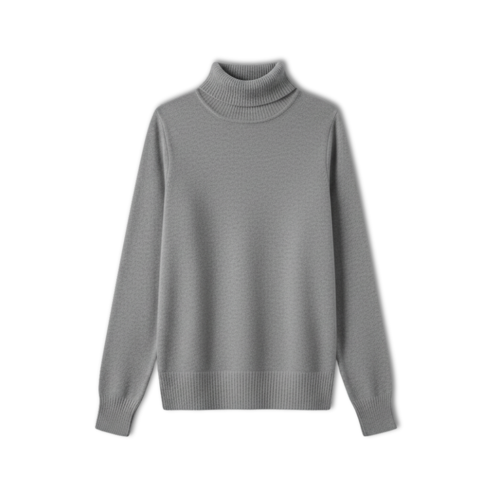 Lia | Wool Cashmere look Turtleneck Sweater Women Pullover