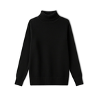 Lia | Wool Cashmere look Turtleneck Sweater Women Pullover