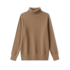Lia | Wool Cashmere look Turtleneck Sweater Women Pullover