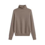 Lia | Wool Cashmere look Turtleneck Sweater Women Pullover