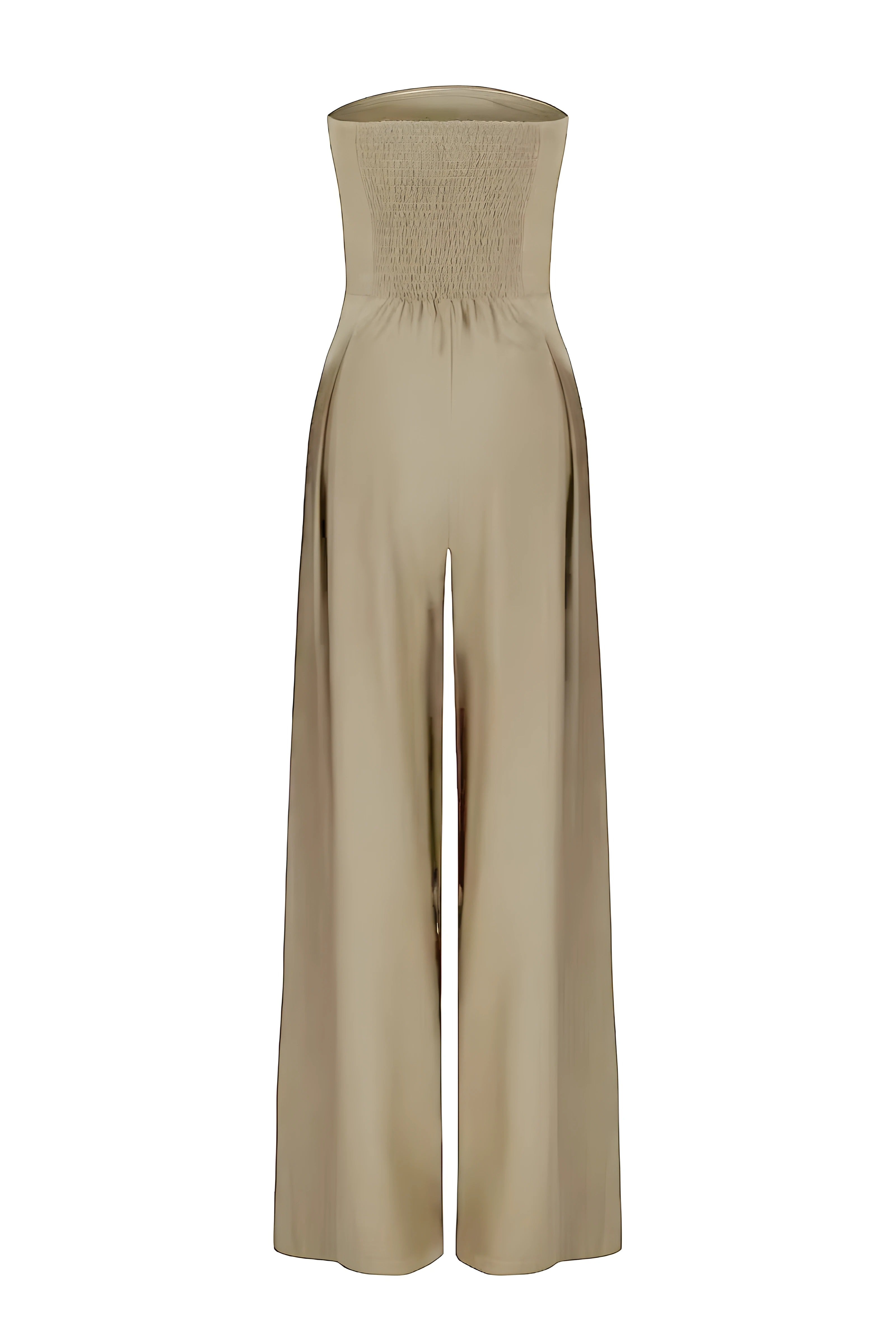 Aliya | Elegant Strapless Jumpsuit with Corset Look