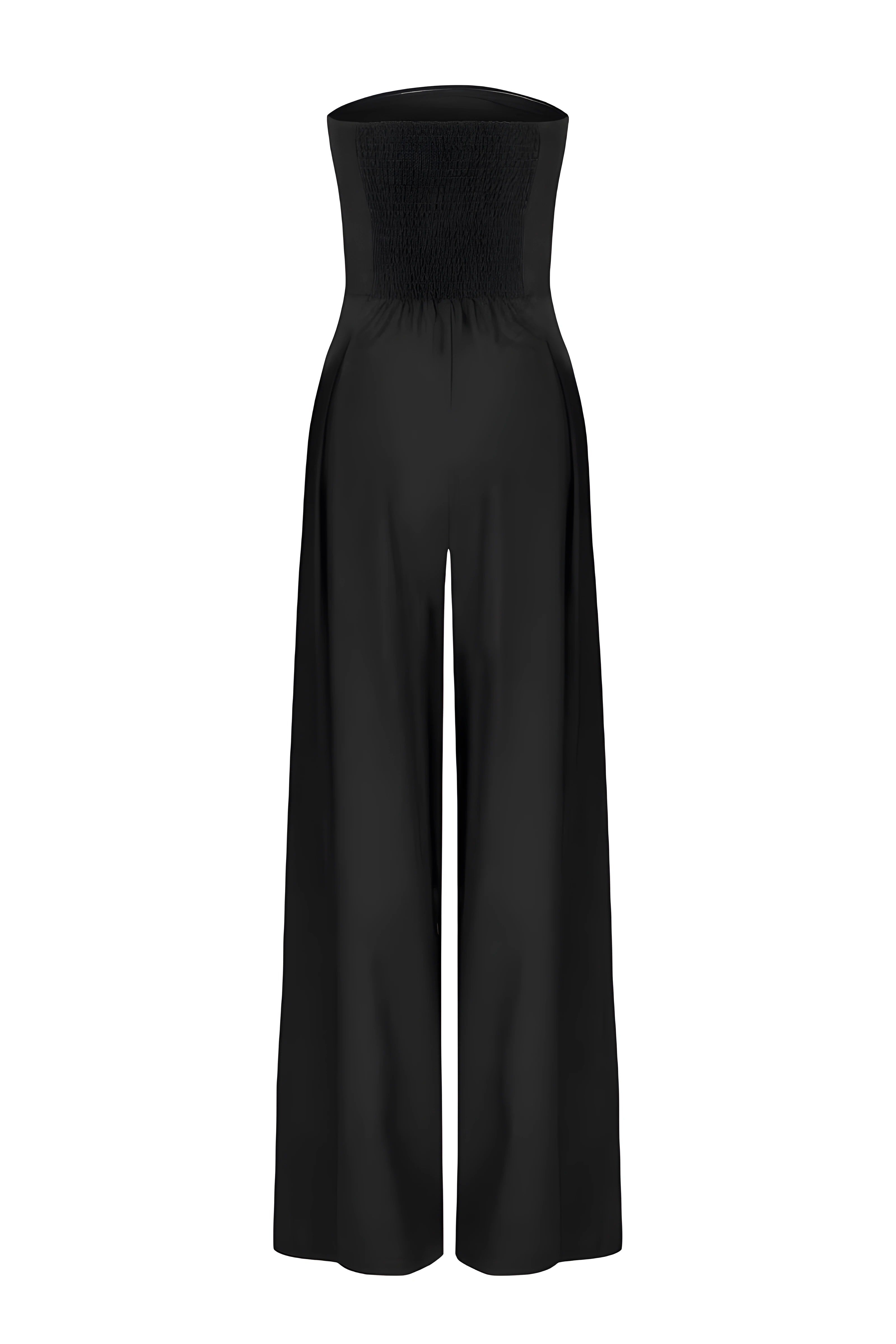 Aliya | Elegant Strapless Jumpsuit with Corset Look