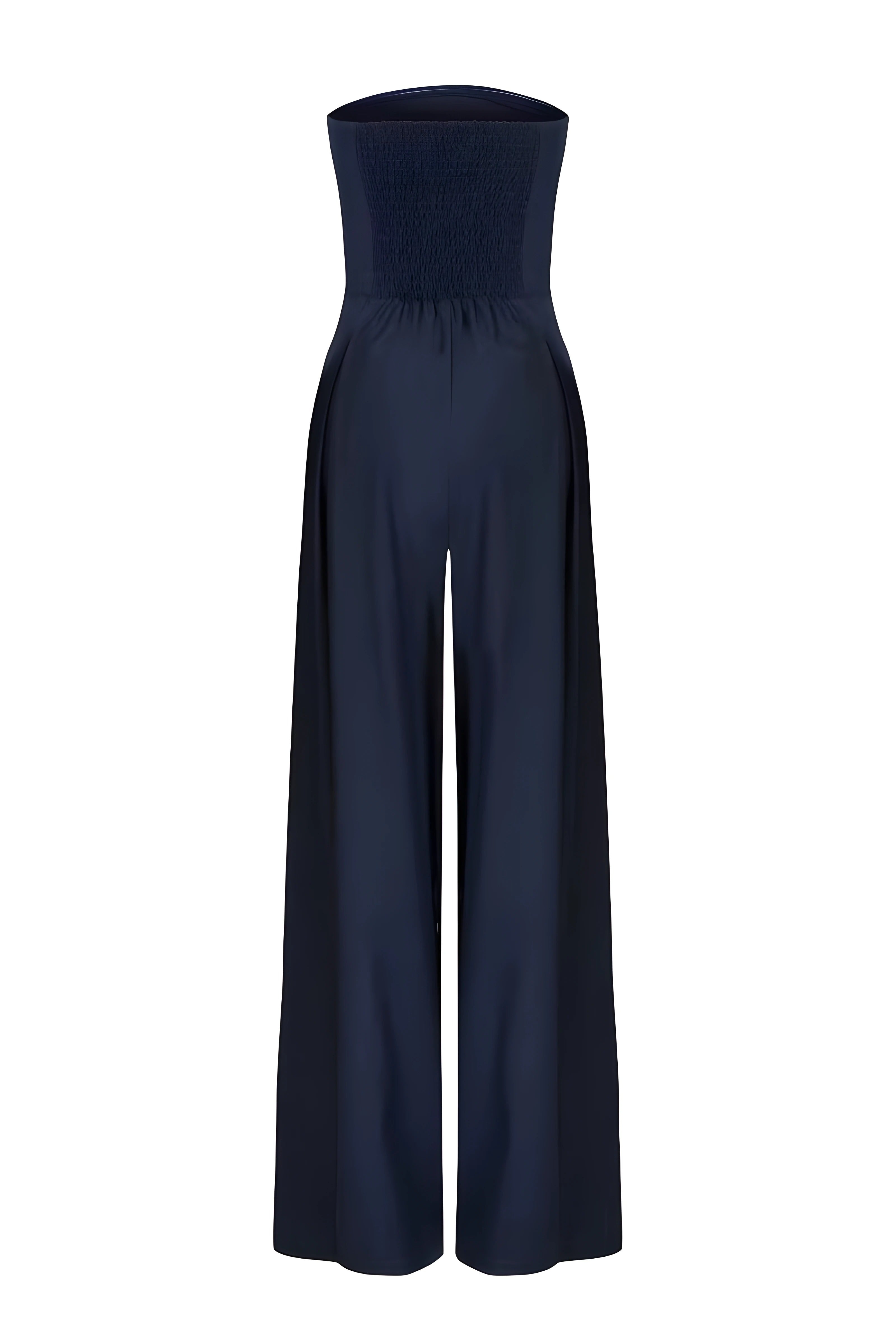 Aliya | Elegant Strapless Jumpsuit with Corset Look