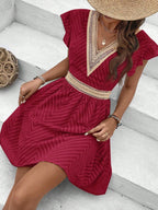 Maëlis | Riviera Lace Accent Dress