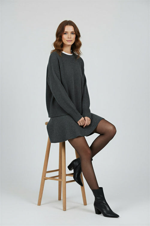 Elcevi |  All-Season Soft Knit Co-ord Set For Women