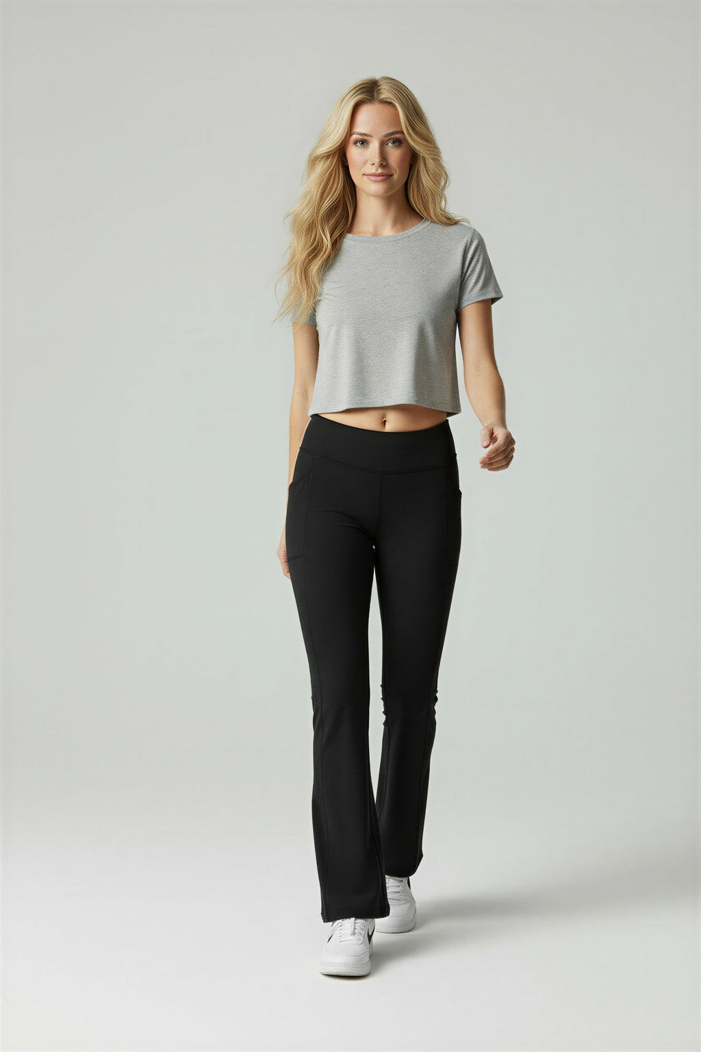 Esra | All-Season Athleisure Flared Pants