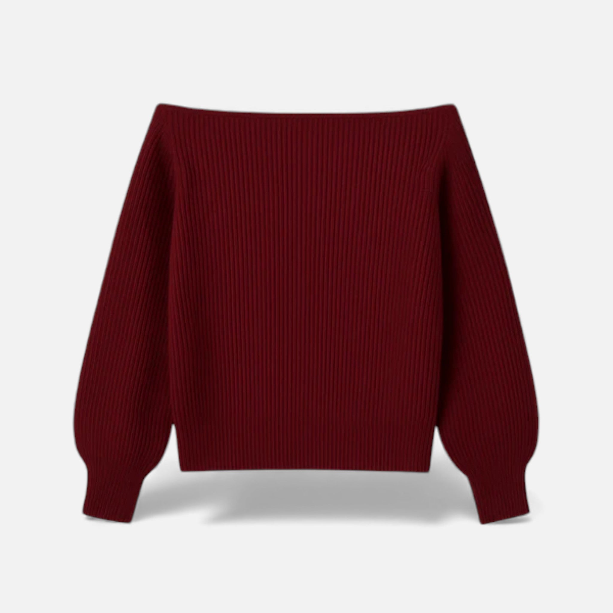 Lia | Women’s Off-Shoulder Jumper – Soft Knit Elegance