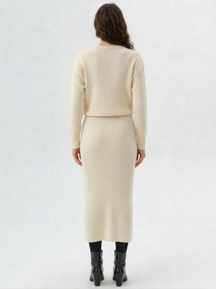 Lia | Ribbed Knit Dress