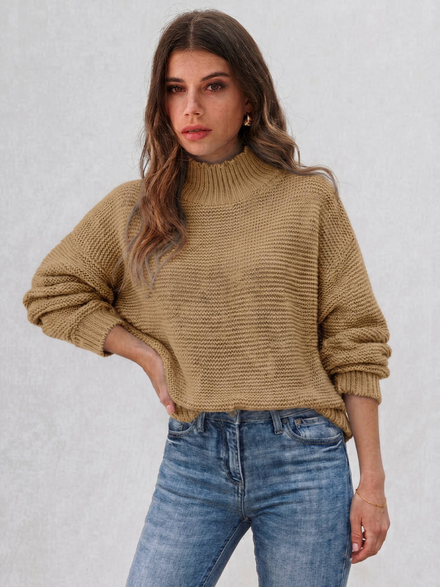 Lina | Knit Turtleneck Sweater