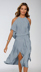 Kyra | Modern Dress with Stylish Shoulder Cutouts