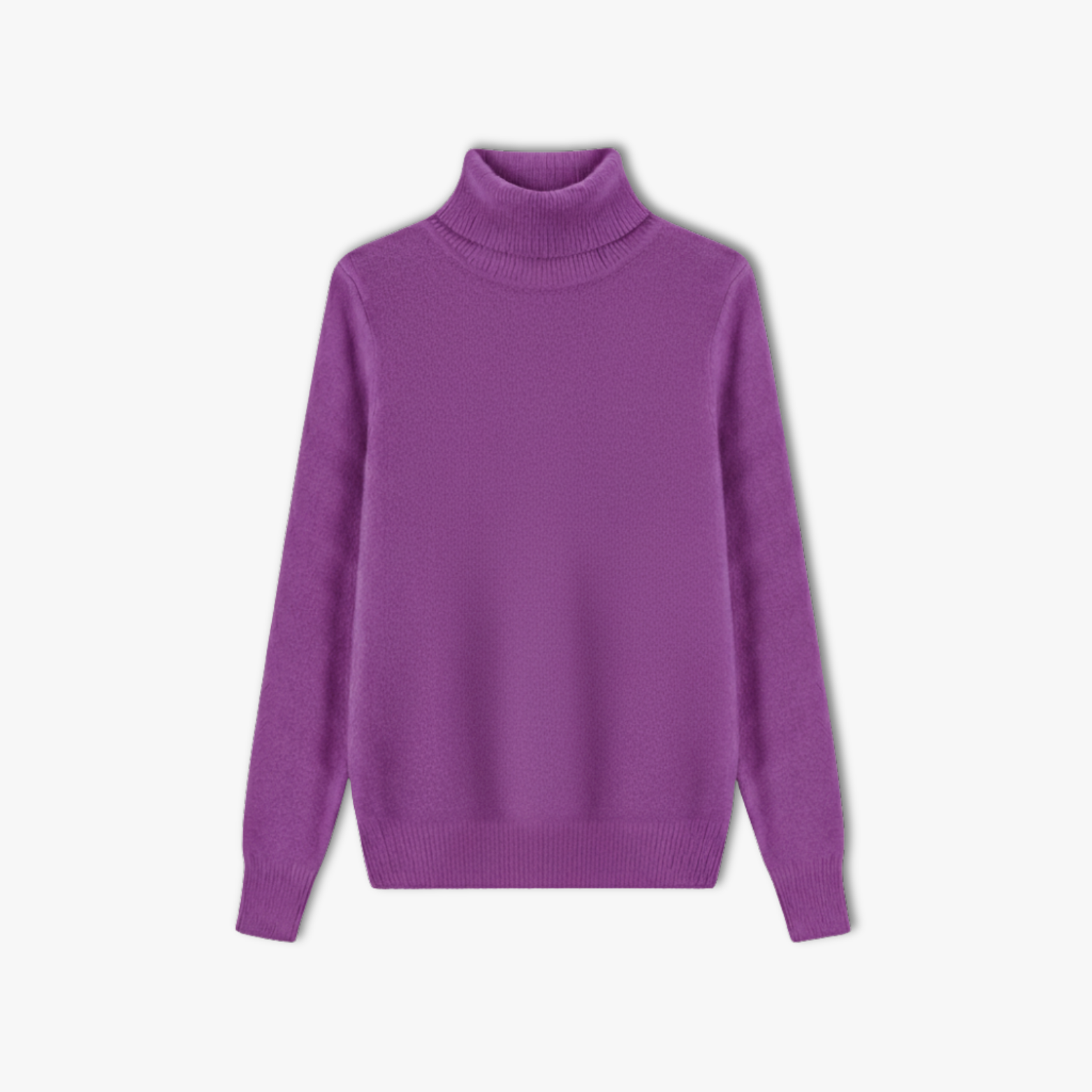 Lia | Wool Cashmere look Turtleneck Sweater Women Pullover
