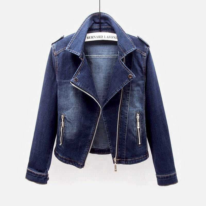 Bo | Denim Biker Jacket