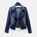 Bo | Denim Biker Jacket