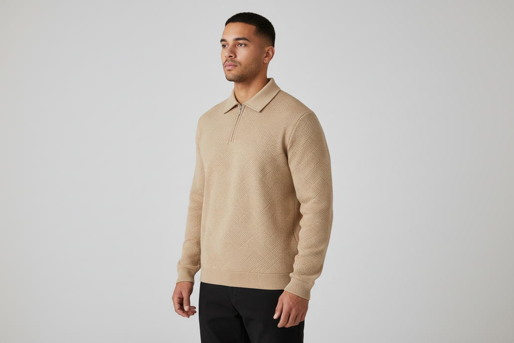 Quinten - Premium Quarter Zip Sweater