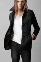 Lia | Women’s Button Down Down Jacket Modern Warm Stylish Comfortable
