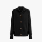 Lia | Stand Collar Knitted Cardigan Women Loose Short Jacket