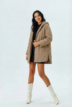 Lina | Quilted Hooded Jacket