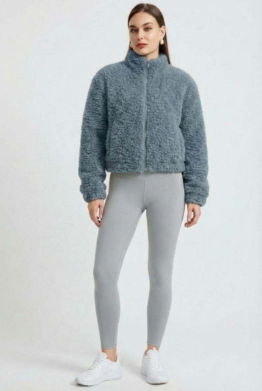 Noa | Sherpa Zip Jacket