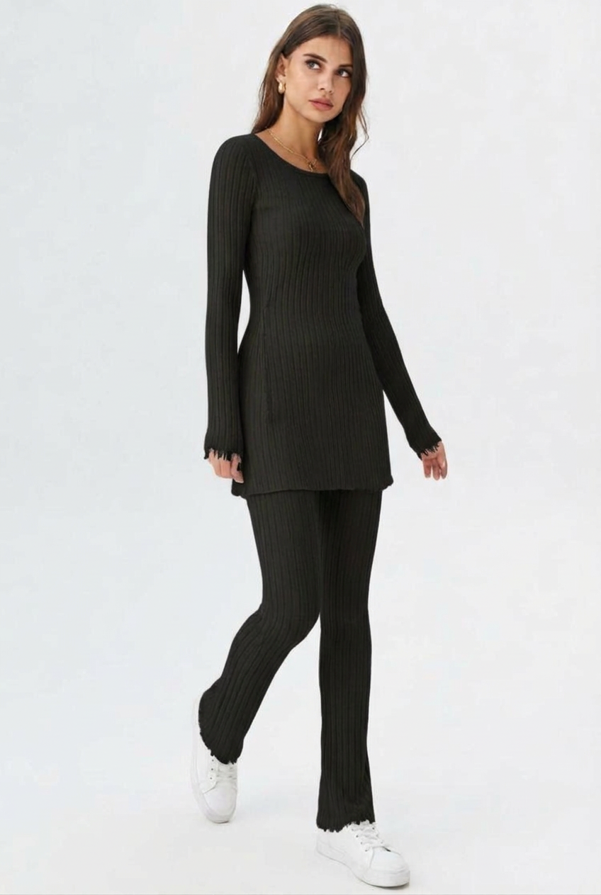 Noa | Ribbed Lounge Set