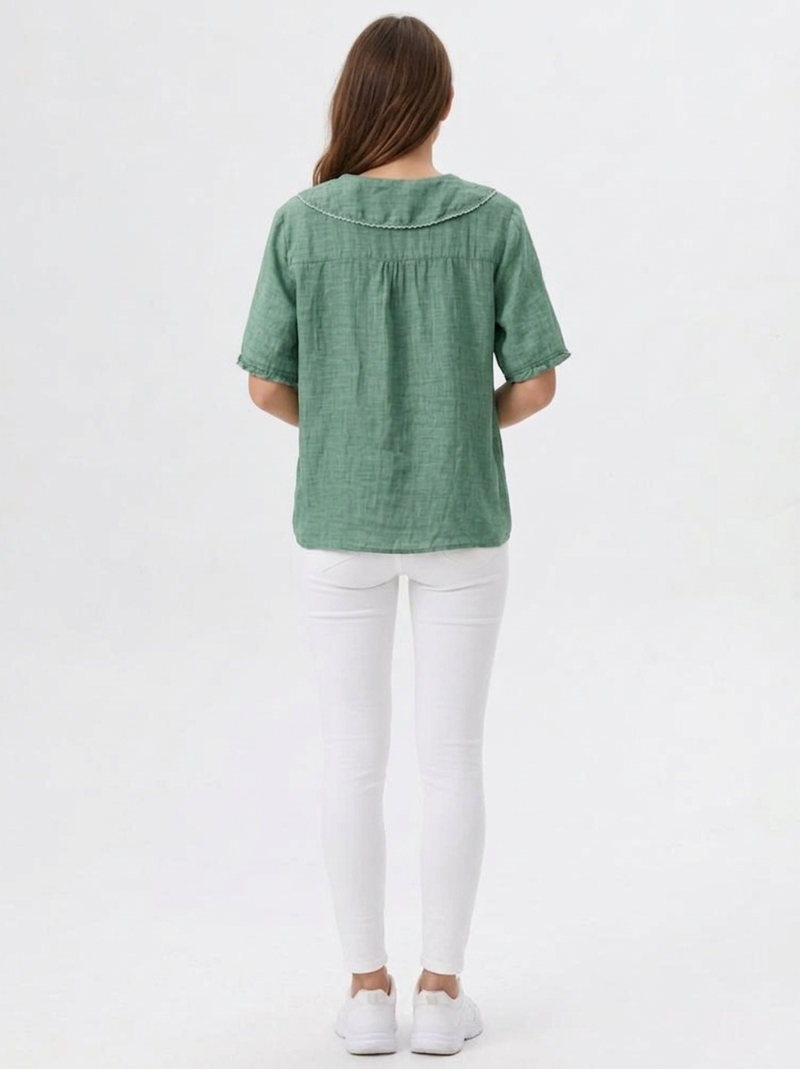 Lina | Linen Ease Blouse
