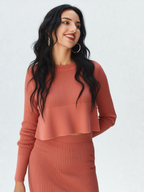 Lisa | Ribbed Knit Set