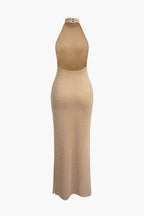 Joyce Louisa - Golden Sculpt Maxi Dress