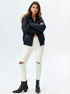 Noa |  Faux Leather Jacket