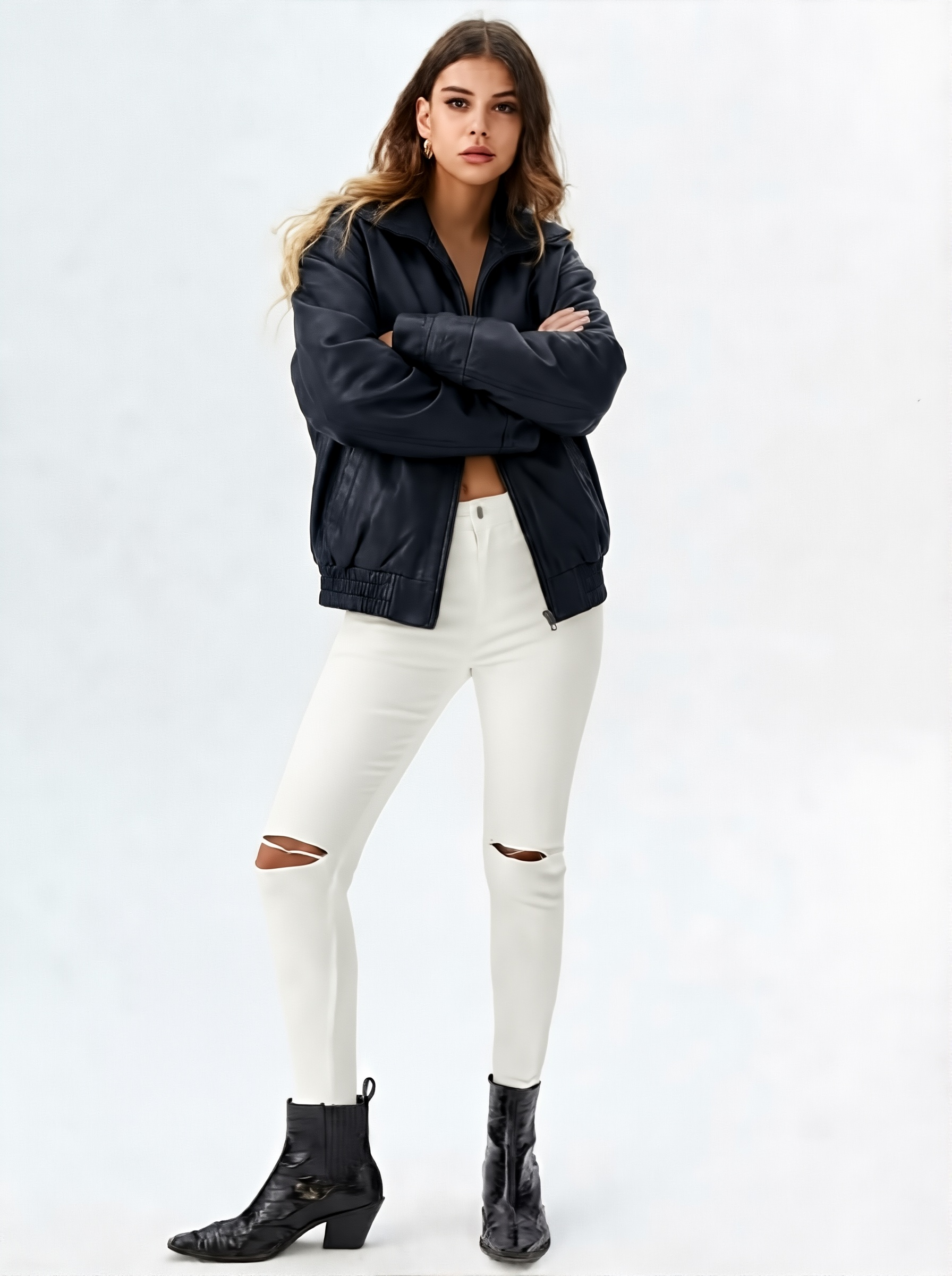 Noa |  Faux Leather Jacket