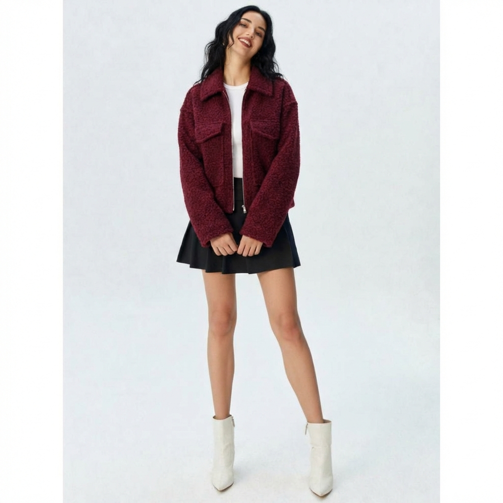 Noa | Tweed Zip Jacket