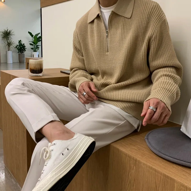 Nathan Jake - Classic Knit Zip Sweater