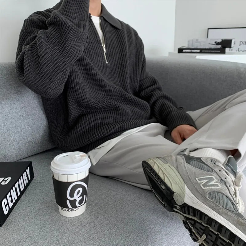 Nathan Jake - Classic Knit Zip Sweater