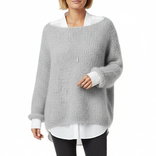 ISA | Heavy Knit O Neck Sweater