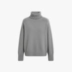 Lia | High Neck Sweater Women Soft Knitwear Lazy Style Pullover