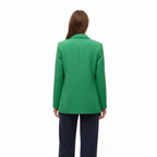 Lia | Women's Double Breasted Blazer Notched Lapel Long Sleeve Loose Fit Office Jacket