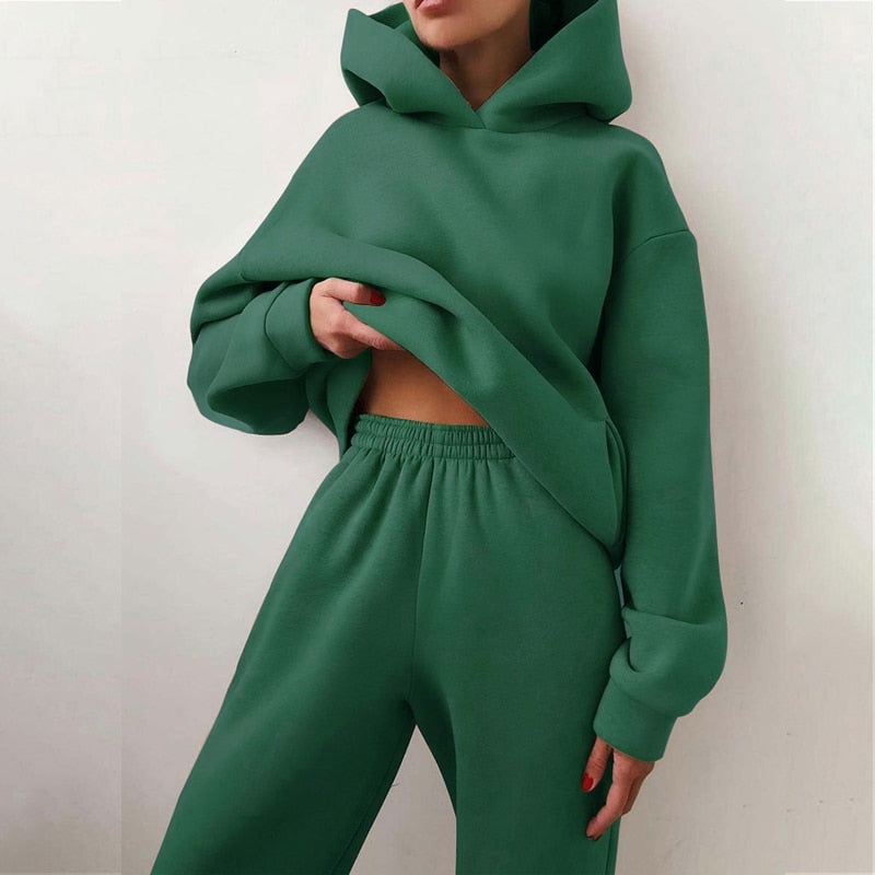 Loungewear Set with Sweater and Joggers - Esra