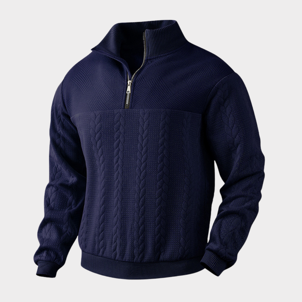 The Bastiaan - Premium Quarter Zip Sweater