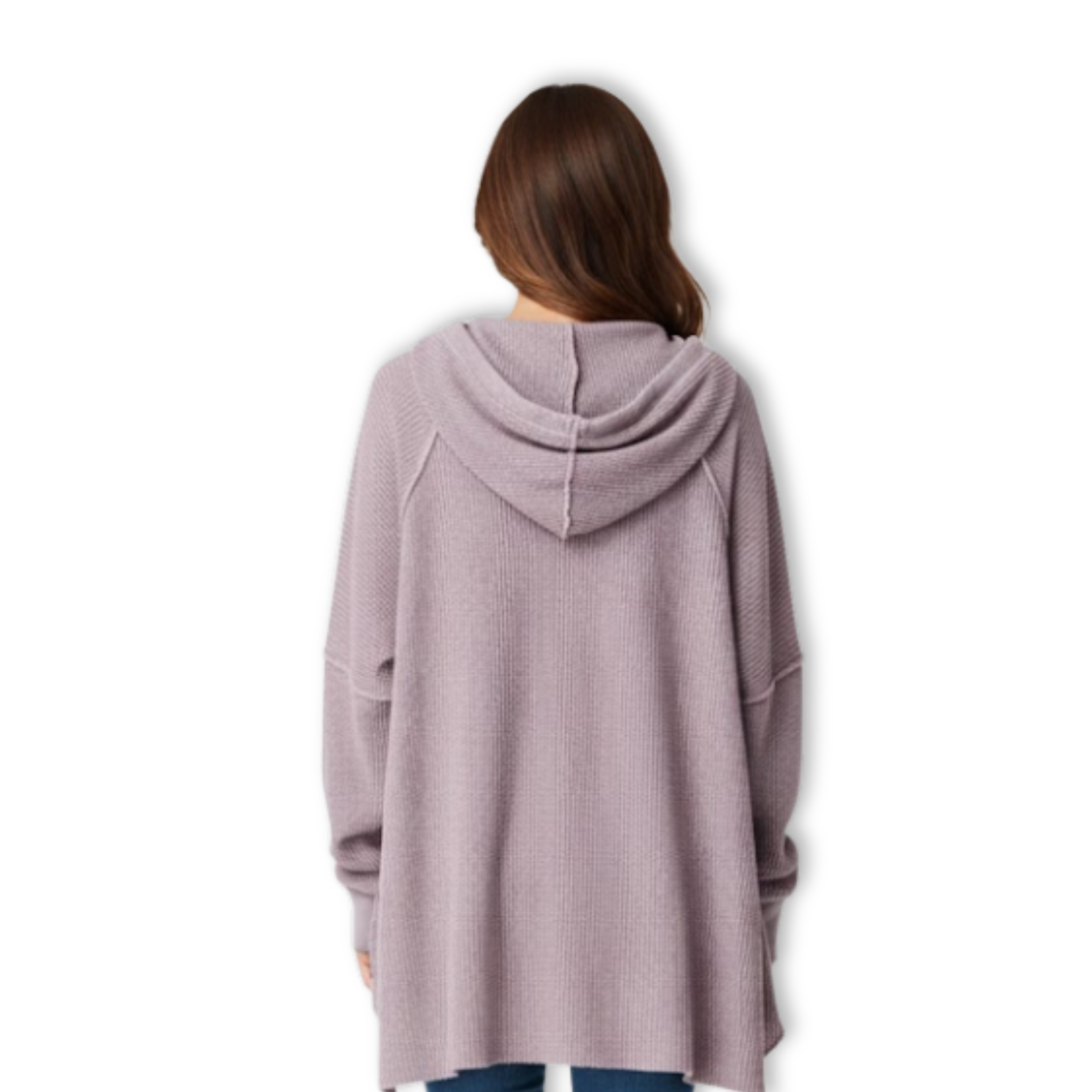 Lia | New Waffle Oversized Hoodies Women Long Sleeve Patchwork Jogger Sweatshirt